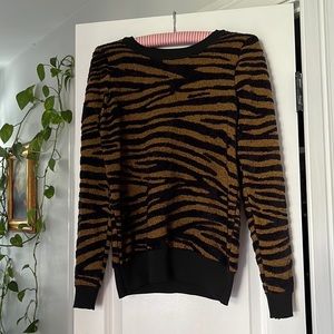 Animal print sweater